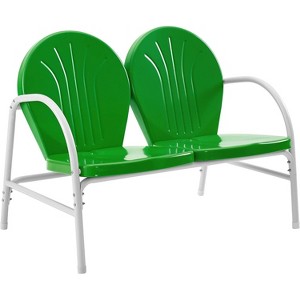 HomeStock Griffith Outdoor Metal Loveseat - 1 of 4