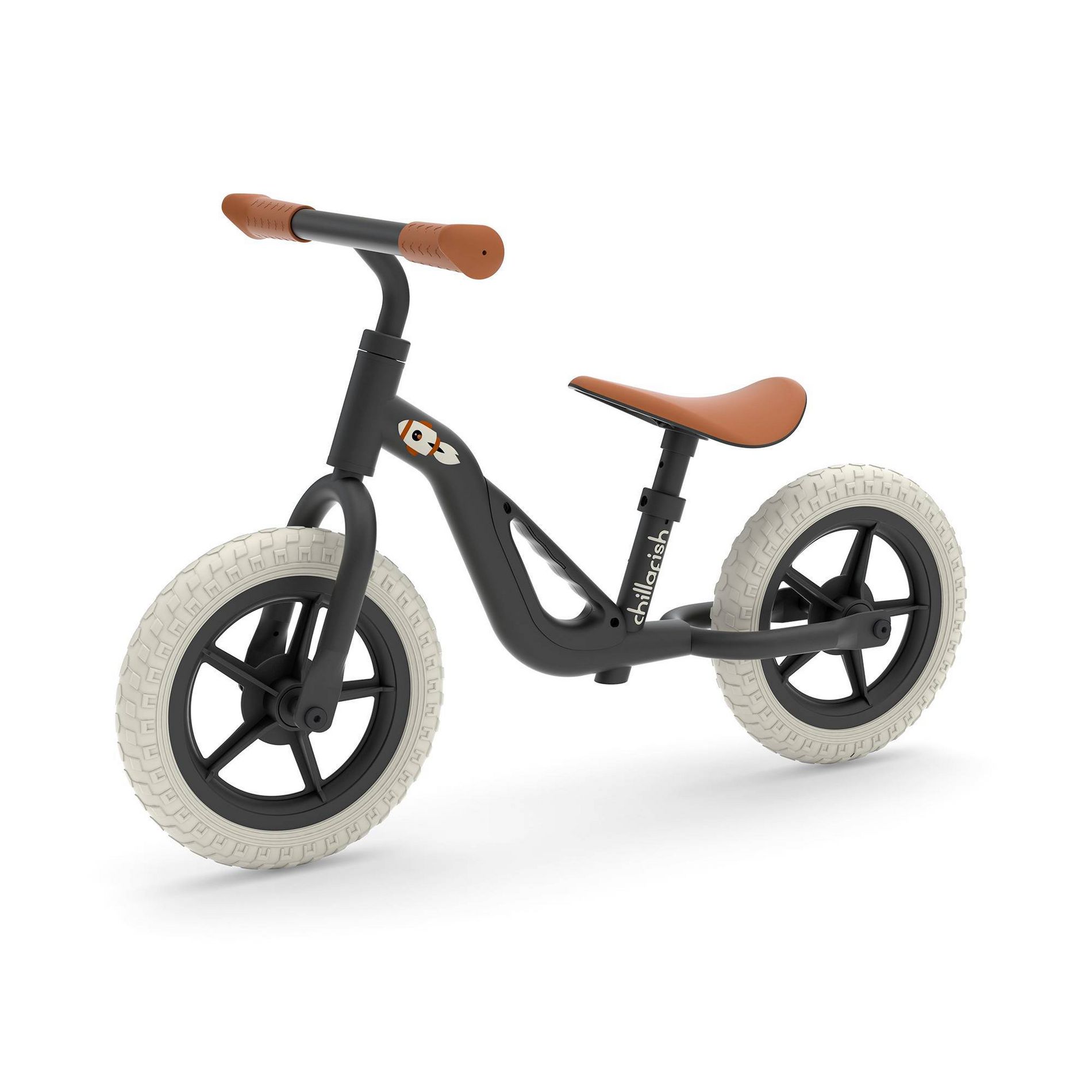 Chillafish Charlie 10" Kids' Balance Bike - Black