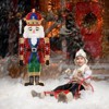 Slickblue Christmas Nutcracker Decor, Pre-Lit LED Lights, 3D Holiday Figurine, Classic Style, 66 Inch - 3 of 4