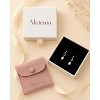 Molenia Pearl Earrings for Women, 14K Gold Plated 925 Sterling Silver Freshwater Pearl Dangle Drop Earrings Studs Jewelry - 2 of 4