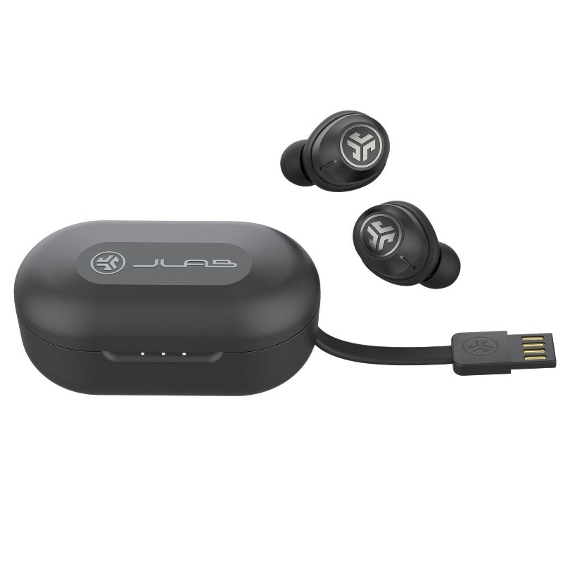 JLab JBuds Air Active Noise Cancelling True Wireless Bluetooth Earbuds - Black, 4 of 12