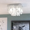 Vaxcel Elsa 4 - Light Flush Mount in  Satin Nickel - 4 of 4