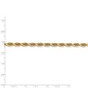 Black Bow Jewelry 5mm, 14k Yellow Gold, Quadruple Rope Chain Bracelet, 8 Inch - 4 of 4