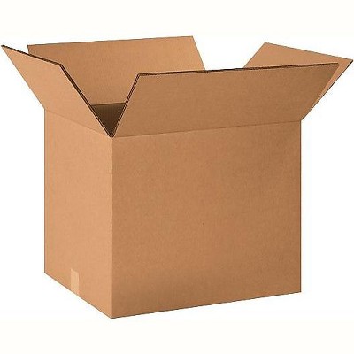 The Packaging Wholesalers 20" x 16" x 16" Shipping Boxes 48 ECT Double Wall Brown 15/Bundle