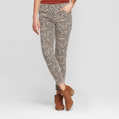 target leopard jeans