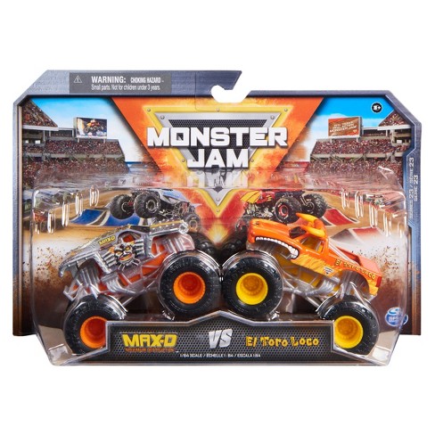  Monster Jam Official Max D Monster Truck, Die-Cast