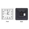 Unique Bargains Battery Operated Silent Non-Ticking Rectangle Quartz Wall Clock - 4 of 4