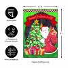 Evergreen Jingle Bell Square Applique Garden Flag 12 x 18 Inches Indoor Outdoor Decor - 4 of 4