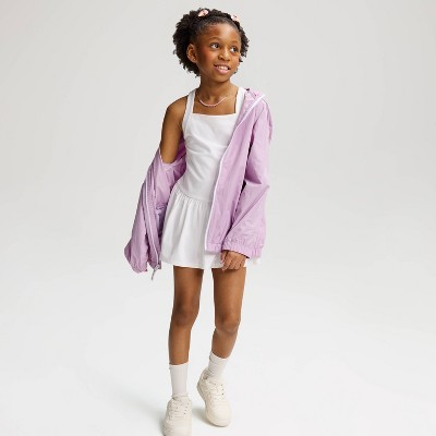 Детские куртки Cat & Jack Girls' Unlined Rain Jacket - Cat & Jack™ Yellow M — фото 3