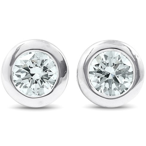 Pompeii3 1/4 Carat Genuine Diamond Stud Earrings