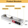 Commercial Food Warmer, Food Heat Lamp – 24"/36" Electric Strip Heater, Commercial Infrared Overhead Warmer with Plug & Chains - 2 of 4