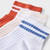 Women's Varsity Striped Ribbed 3pk Ankle Socks - Universal Thread™ 4-10 - 3 of 3