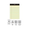 MyOfficeInnovations Notepads 5" x 8" Narrow Canary 50 Sheets/Pad 12 Pads/Pack (26829) 163832 - 3 of 4