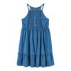 Andy & Evan  Kids  Blue Swiss Dot Dress - 2 of 4