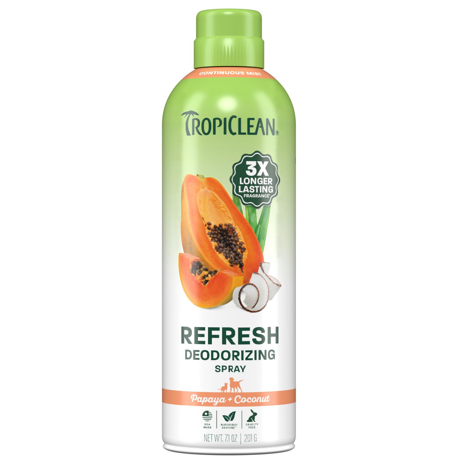 TropiClean Refreshing Deodorizing Dog Spray - 7.1 fl oz