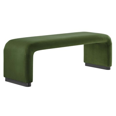 Modway Koda Performance Velvet Waterfall Long Bench