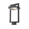 Z-Lite Luttrel 1 - Light Post Light in  Black - 2 of 4