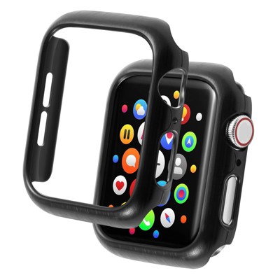 Insten Case Compatible with Apple Watch 40mm Series 6/SE/5/4 - Brushed Lightweight Bumper Cover, Black