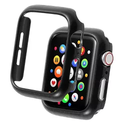 Insten Case Compatible with Apple Watch 44mm Series 6/SE/5/4 - Brushed Lightweight Bumper Cover, Black
