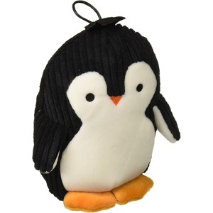 TrustyPup Strong 'N Silent Penguin Silent Squeak Plush Dog Toy, Chew Guard Technology - Black/White, Medium - 1 of 1