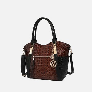 MKF Collection Janise Women's Croc Embossed Tote Bag by Mia K - 1 of 4