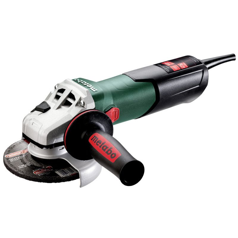 Metabo 603625420 WEV 11-125 11 Amp 2,800 - 10,500 RPM Variable Speed 4.5 in. / 5 in. Corded Angle Grinder with Lock-on, 1 of 3