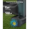 VEVOR 14 ft Inflatable Movie Screen, 600D Washable Inflatable Projector Screen with Portable Storage Bag, 16:9 Easy Set Up Movie Projection, Black - 4 of 4