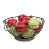 Spectrum Diversified Madison Fruit Bowl Industrial Gray: Metal Decorative Tray, 21.5" x 11.75", 7.25" Height, 1.8 lbs - 3 of 4