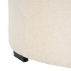PAGED Upholstered Ottoman Button Tufted Round Foot Stool Modern Accent Stool with High-Density Elastic Sponge for Entryway, Bedroom - 4 of 4
