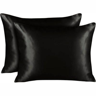 ShopBedding Satin Pillowcase with Zipper, for Hair and Skin Care, Feels Soft and Cool Like a Silk Pillowcase, Satin Pillow Cases 2 Pack - Blissford