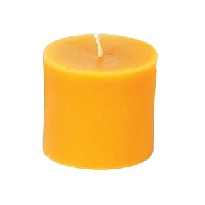 The Bee Man Candle Company 100% Beeswax Pillar Candle, Long Burn Time, Honey Scent, Smokeless Dripless No Paraffin or Chemical Fillers - 1 of 4