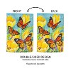 Evergreen Tulip and Butterfly Garden Suede Flag 12.5 x 18 Inches Indoor Outdoor Decor - 3 of 4