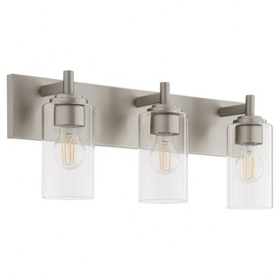 Quorum Lighting Fallstaff 3 - Light Vanity in  Satin Nickel
