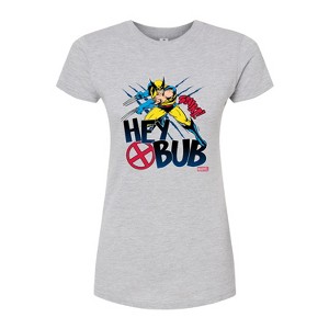 Women's - Marvel - Deadpool & Wolverine Hey Bub Fitted Graphic T-Shirt - 1 of 3