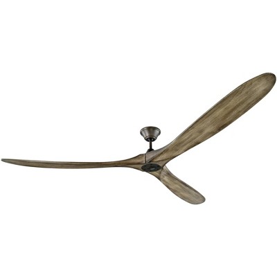 88" Monte Carlo Maverick Super Max Aged Pewter Ceiling Fan