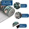 Washable Floral Rug, 5x7ft Non-Slip Foldable Area Rug, Machine Washable Pink Rug for Living Room Bedroom, Pet-Friendly - 4 of 4