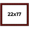 PosterPalooza | Weathered Red Picture Frame - UV Acrylic, Backing Board, Hanging Hardware Included - 2 of 4