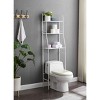 65in 3-Tier Over The Toilet Bathroom Space Saver Shelf, White - 4 of 4