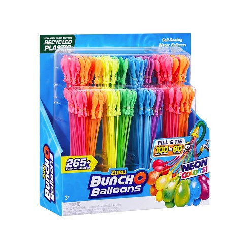 ZURU Bunch O Balloons 3 Colors 100 Gallons Fill in 60 Seconds Summer Kids Fun for sale online 