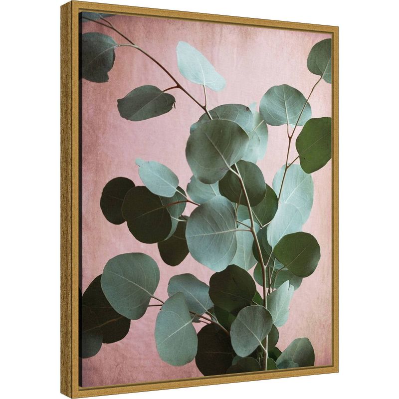 16&#34; x 20&#34; Sage Eucalyptus No.1 by Lupen Grainne Framed Canvas Wall Art - Amanti Art, 3 of 10
