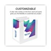 Samsill Nonstick D-Ring View Binder, 3 Rings, 6" Capacity, 11 x 8.5, White - 4 of 4