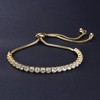 BRINJOY Adjustable Chain Bracelet - Rose Gold Zirconia Sparkling Jewelry for Women, Luxury Gift Bracelet with Cubic Zirconia - 2 of 4