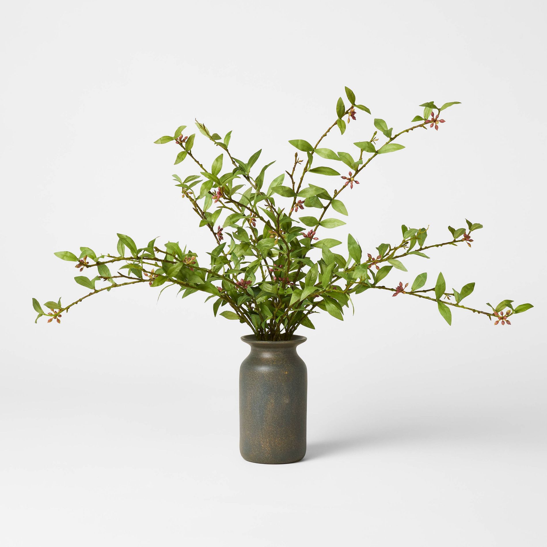 23" Fall Green Leaf Arrangement - Threshold™ designed with Studio McGee