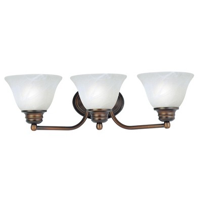 Maxim Lighting Malaga 3 - Light Vanity in  Oil Rubbed Bronze