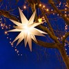 Northlight LED Lighted Moravian Christmas Star - 12" - White - Warm White Lights - 2 of 4