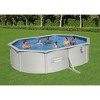 Bestway Hydrium 16’5” x 12’ x 48” Oval Steel Wall Above Ground Pool Set with Sand Filter Pump, Skimmer and Ladder – Semi-Permanent Swimming Pool - 2 of 4