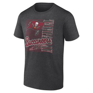 NFL Tampa Bay Buccaneers Men's Gray Short Sleeve T-Shirt - 1 of 3