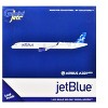 Airbus A321neo Commercial Aircraft "JetBlue Airways" (N2180J) White with Blue Tail 1/400 Diecast Model by GeminiJets - 3 of 3