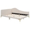 TIRAMISUBEST Twin/Full Size Upholstered Daybed with Headboard and Armrest, Modern Daybed Frame Sofa Bed with Support Legs - 4 of 4