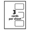 Avery Laminated Laser/Inkjet ID Cards, 2 1/4 x 3 1/2, White, 30/Box - 4 of 4